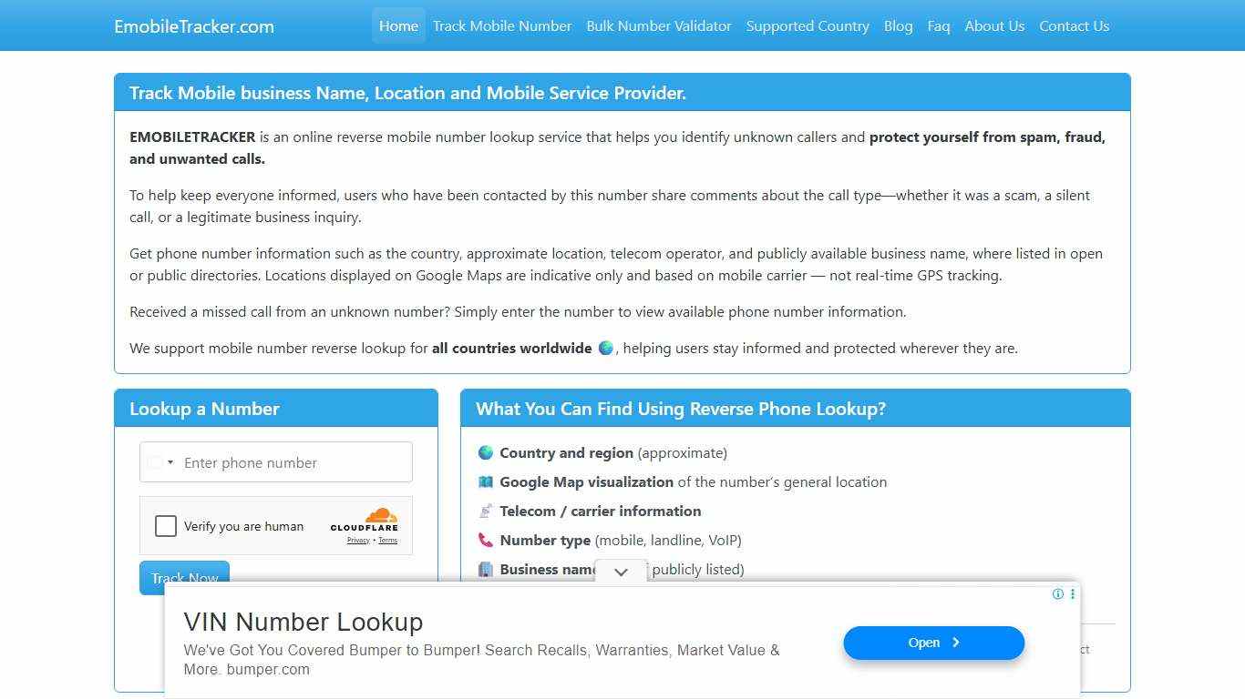 Mobile Number Tracker Find Owner Name and Location on Google Map.